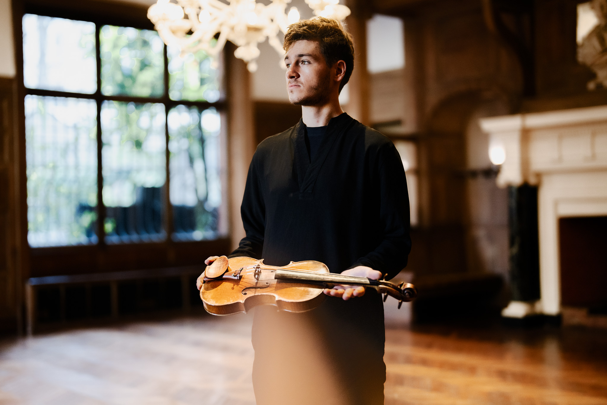 Vassily Chmykov en répétition de musique de chambre